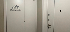 Шкаф встроенный 2 двери в прихожую Заказ №7052